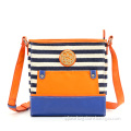 Ladies Brand Striped Linen Popular Messenger Bag / Cross Body Bag (QQ168-1)